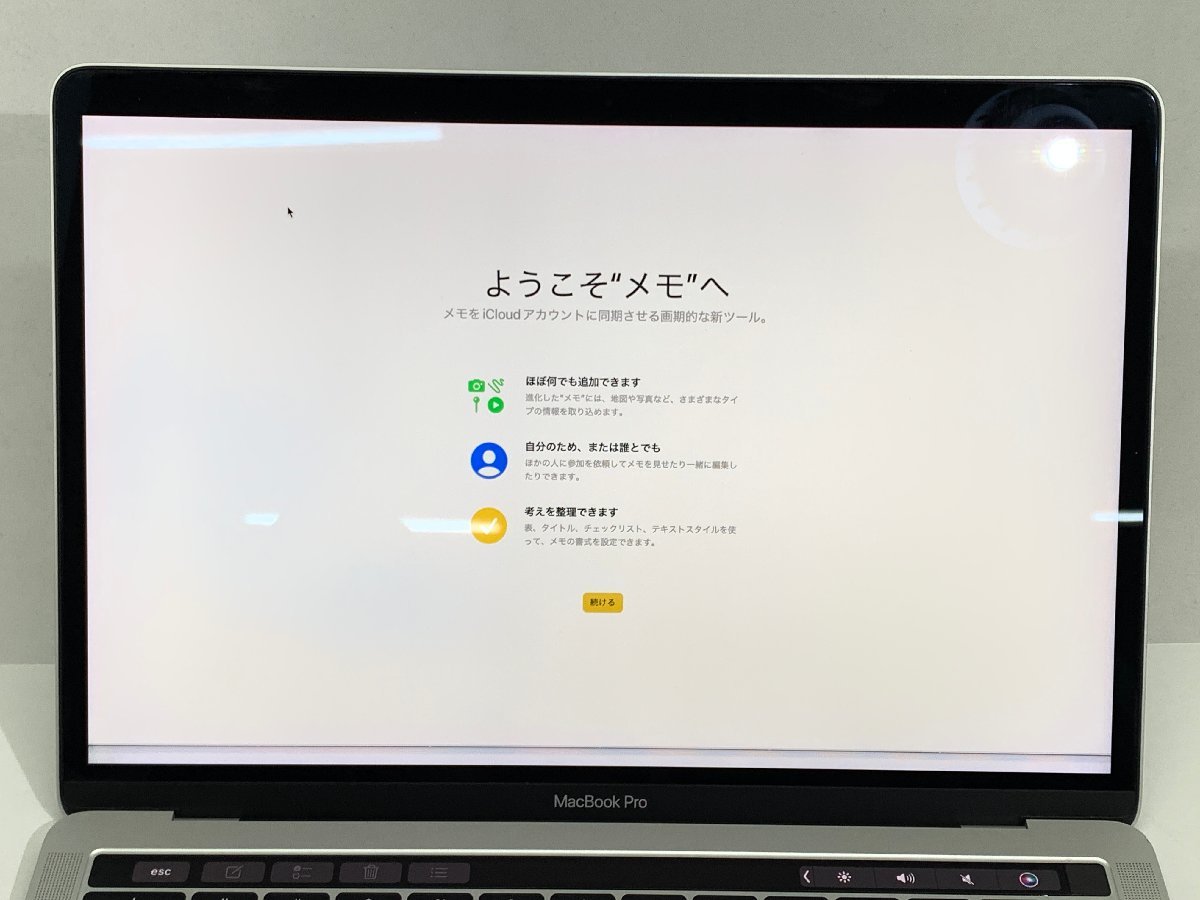 MacBook Pro A1989 (13インチ， 2019，Four Thunderbolt 3ports