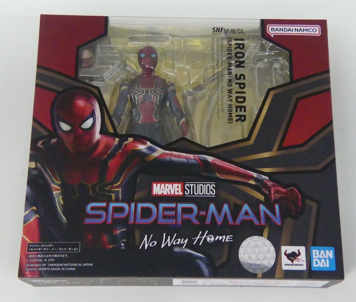 ☆BANDAI NAMCO S.H.Figuarts フィギュアーツ IRON SPIDER NO WAY HOME アイアンスパイダー used☆