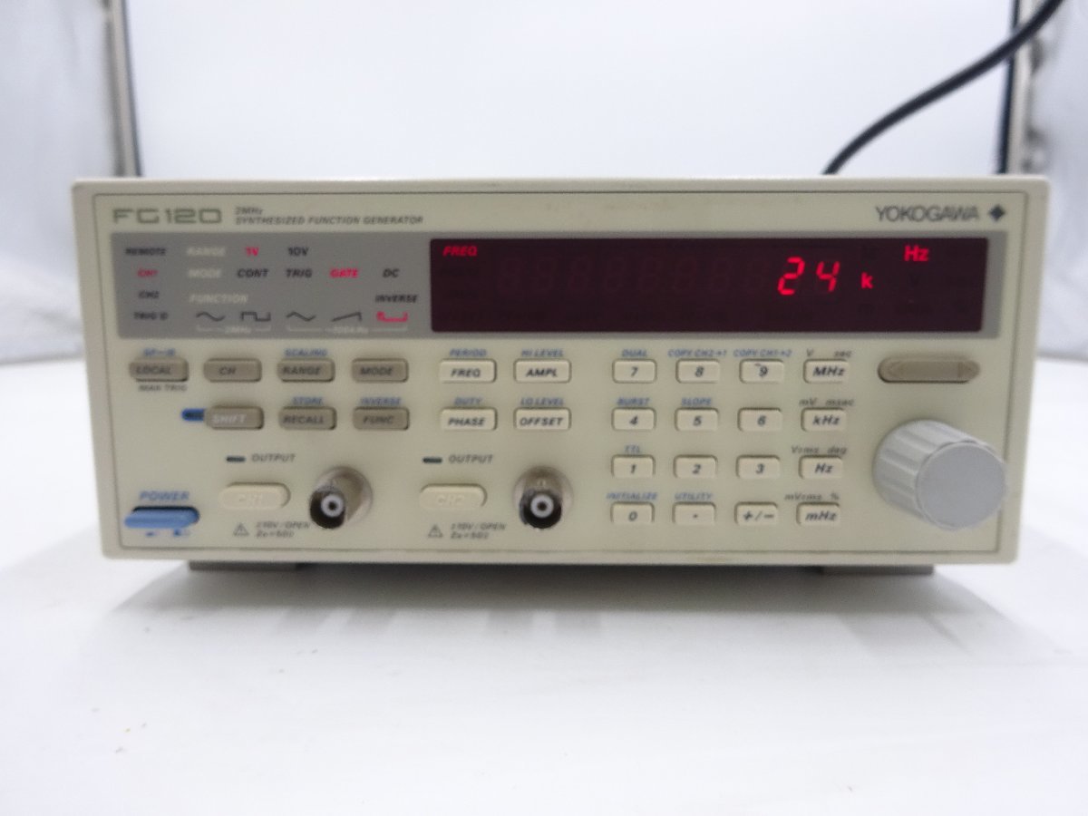 セール，大得価 YOKOGAWA ファンクションジェネレータ FG120(その他)｜売買されたオークション情報、yahooの商品情報をアーカイブ公開 - オークファン その他