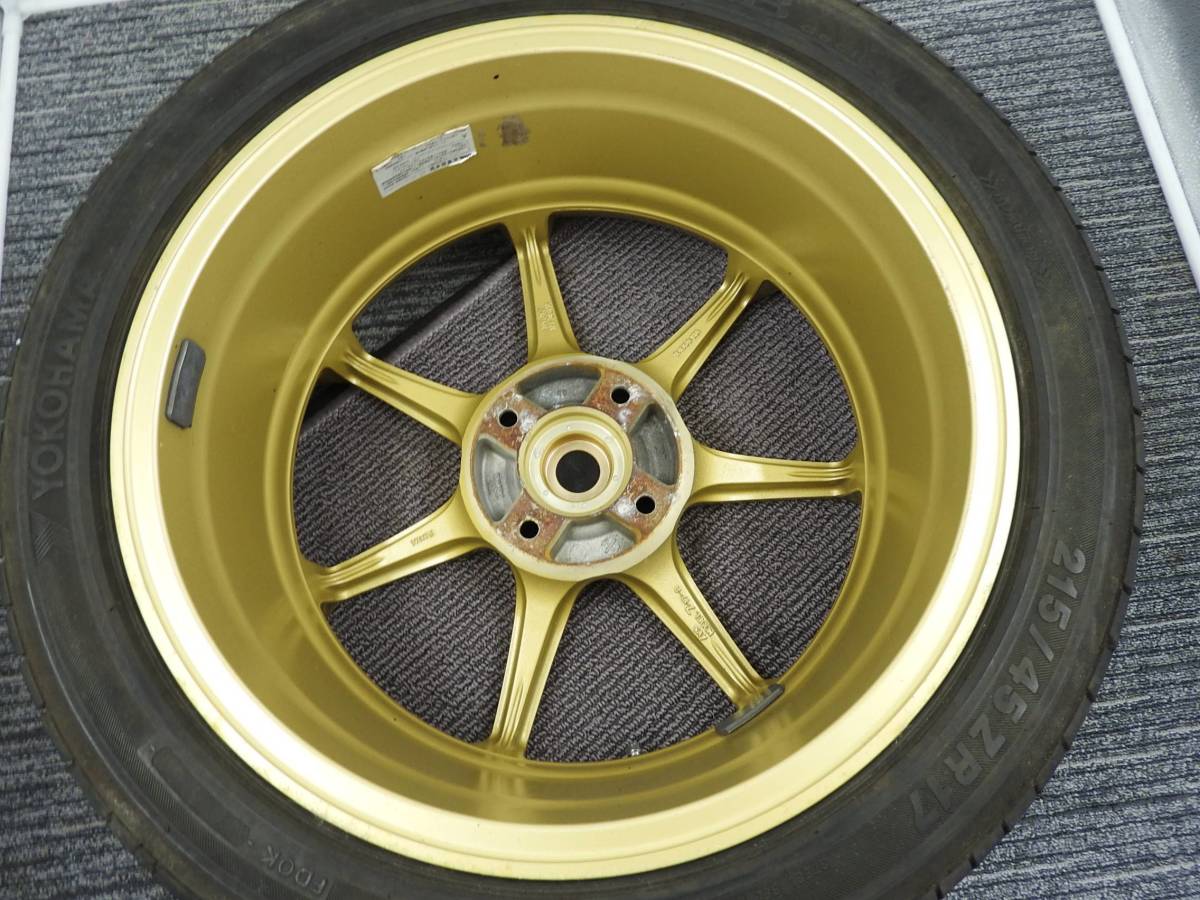 YOKOHAMA AVS Model7 ゴールド☆17インチ アルミホイール 4本セット 4 