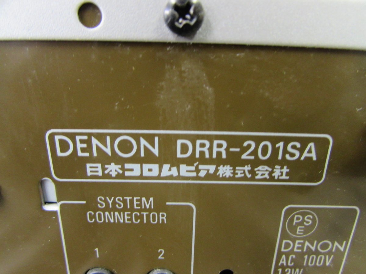 DENON DRR-201SA デノン 動作OK！！カセットデッキ カセットデッキ