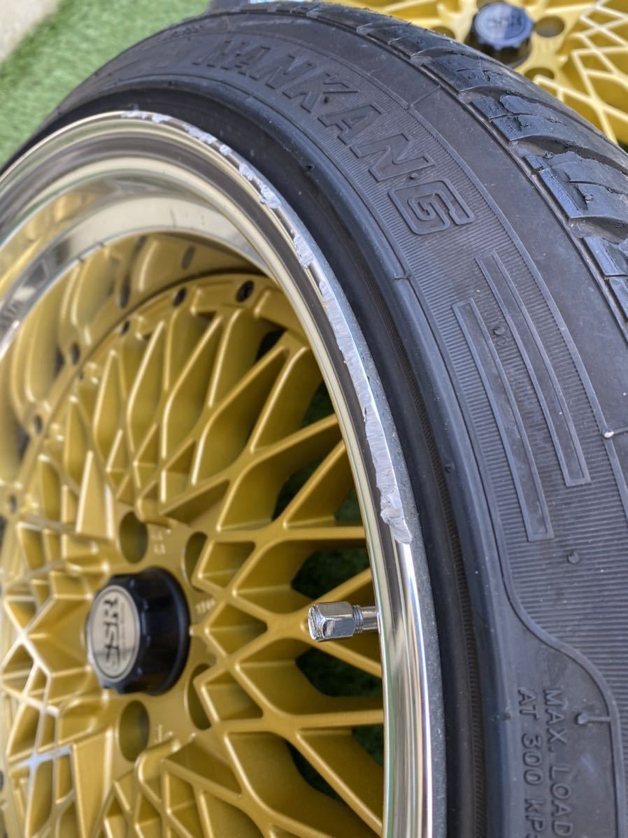 引き取り限定 SSR フォーミュラメッシュ 18インチ FMゴールド SSR 18 