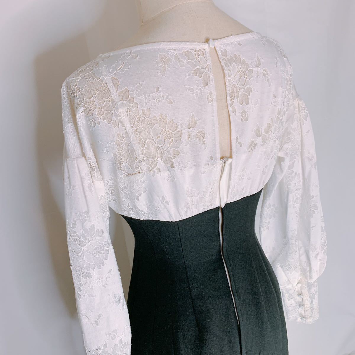 上品♪】セルフォード(CELFORD) ロングワンピース ホワイト ブラック