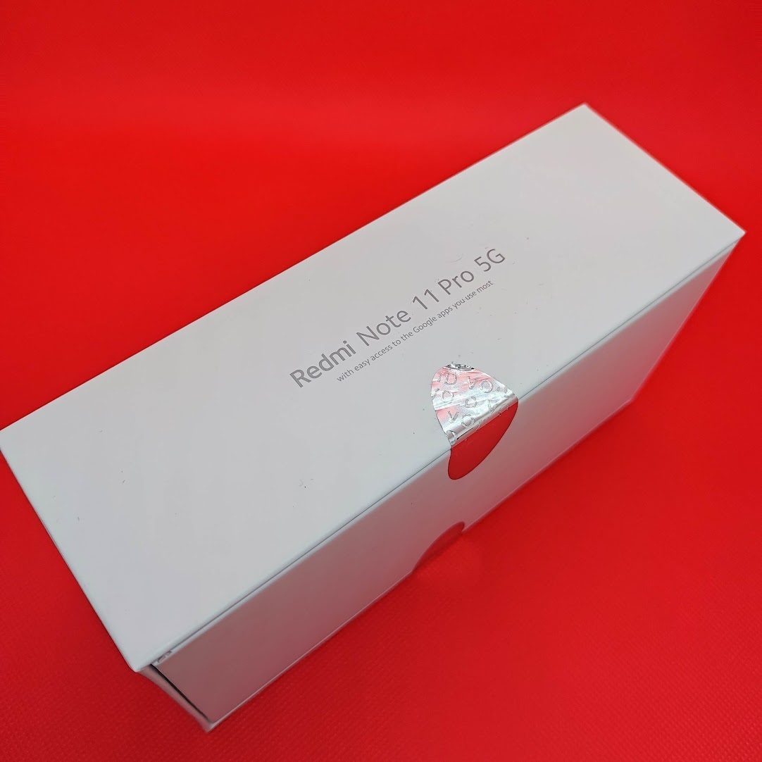 【未使用品】 Redmi Note 11 Pro 5G グラファイトグレー Xiaomi / 6GB RAM / 128GB ROM シャオミ 【匿名配送/ゆうパック送料無料】