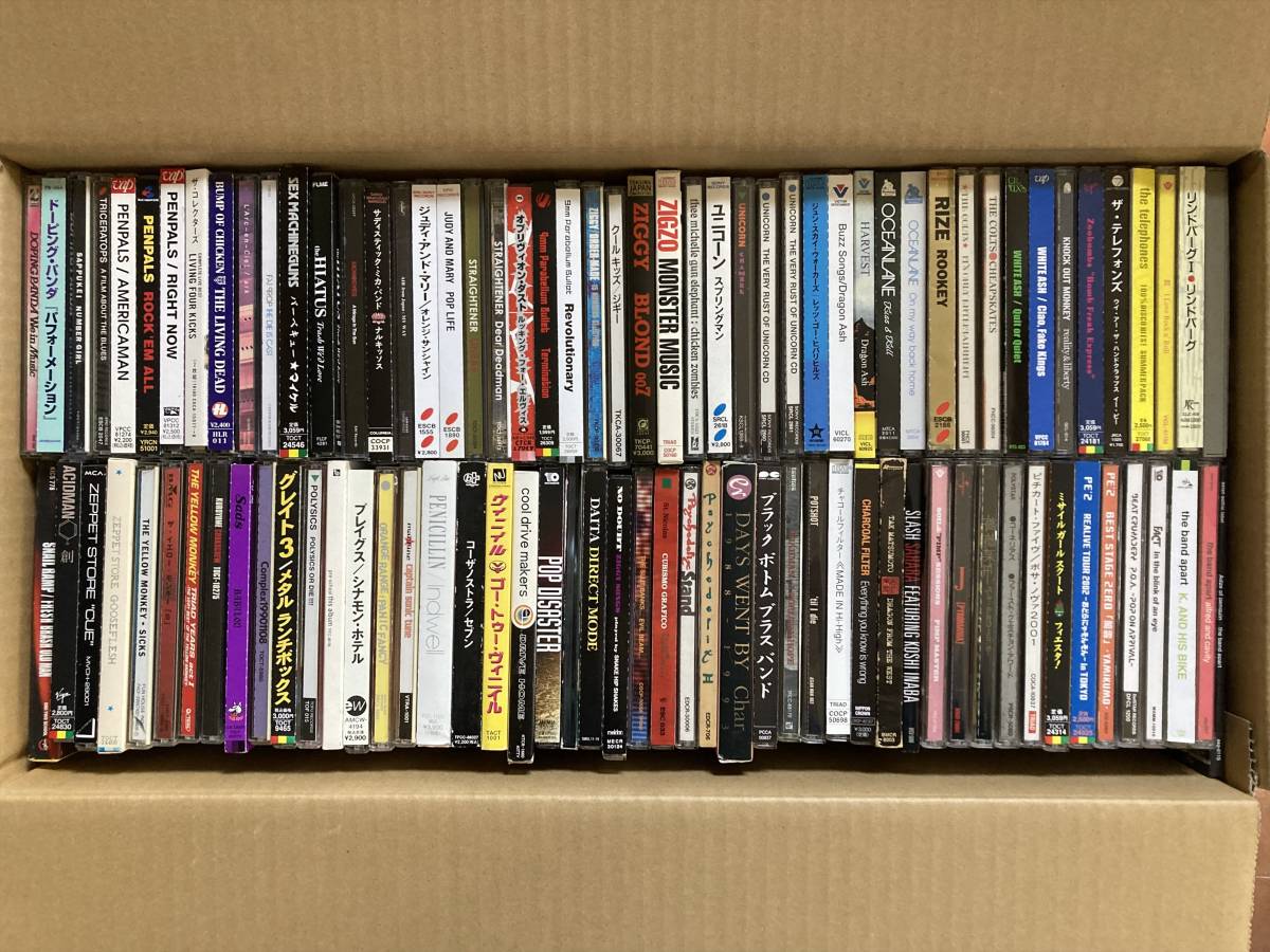 【早い者勝ち】邦楽ロックCD 100枚 まとめ売り 2000年代中心 邦楽 ロックバンド中心 CD アルバム 約100枚セット QH638 邦楽ロックの