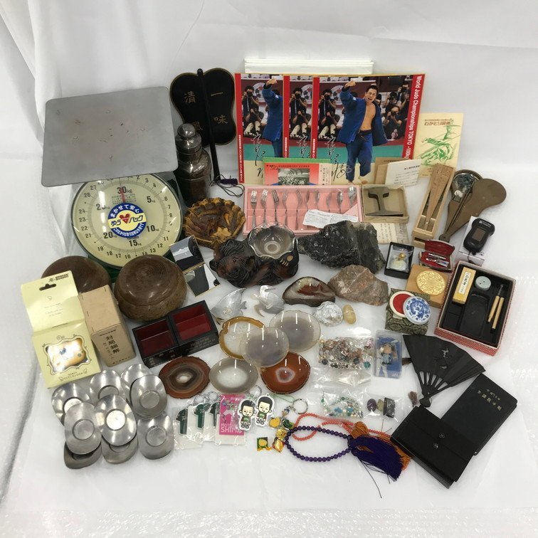 【BDAK8001】置物 キーホルダー 書道セット ほか 雑貨 大量おまとめ