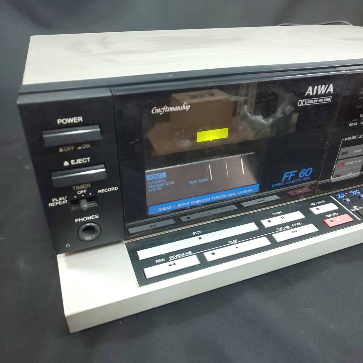 ◎アイワ◎AIWA AD-FF60 ステレオカセットデッキ Active Servo Bias