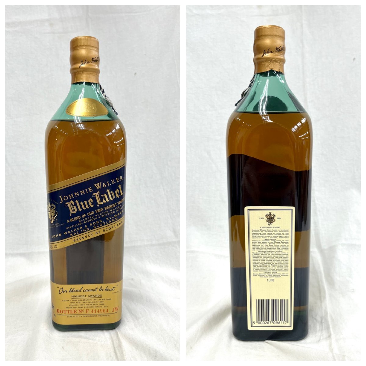 ☆送料別☆JOHNNIE WALKER ジョニーウォーカー ブルーラベル 1000ml 43