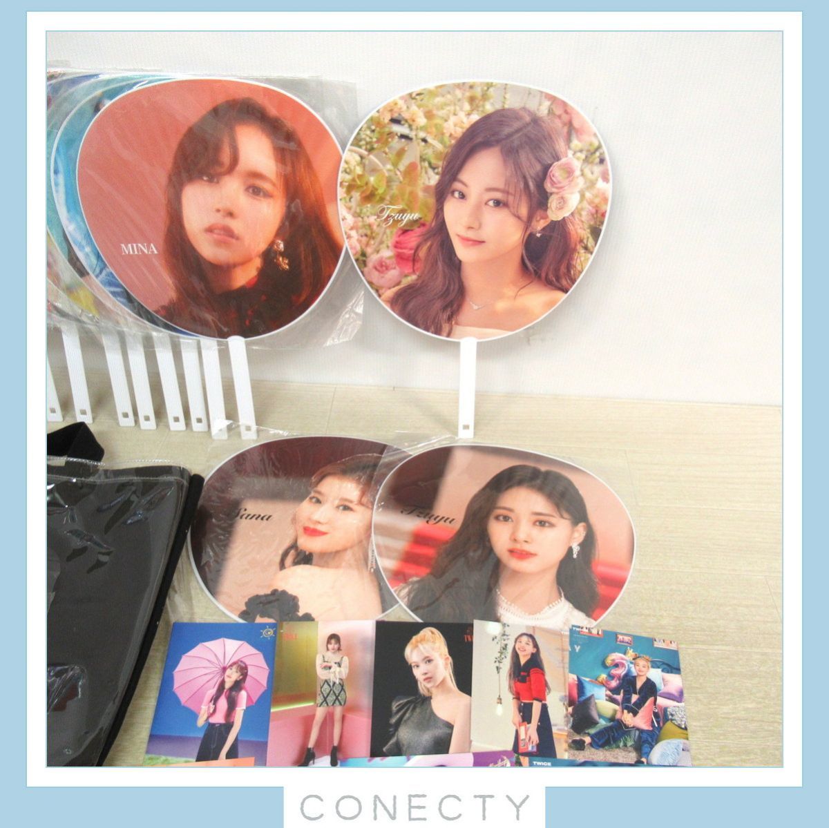 TWICE グッズセット うちわ バッグ 缶バッジ ランダムトレカ 