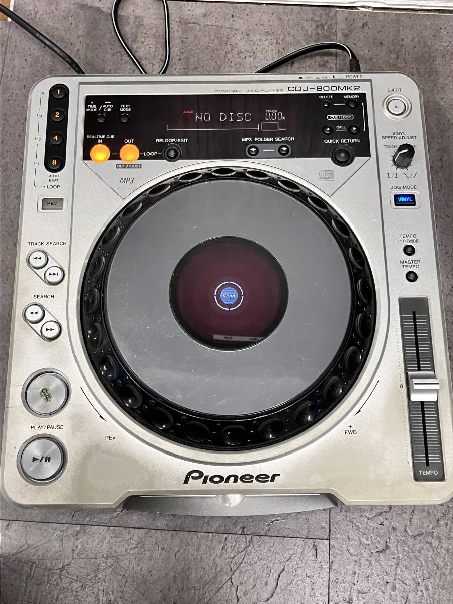 E4-153Se//【ジャンク品】Pioneer パイオニア CDJ-800 MK2 CD