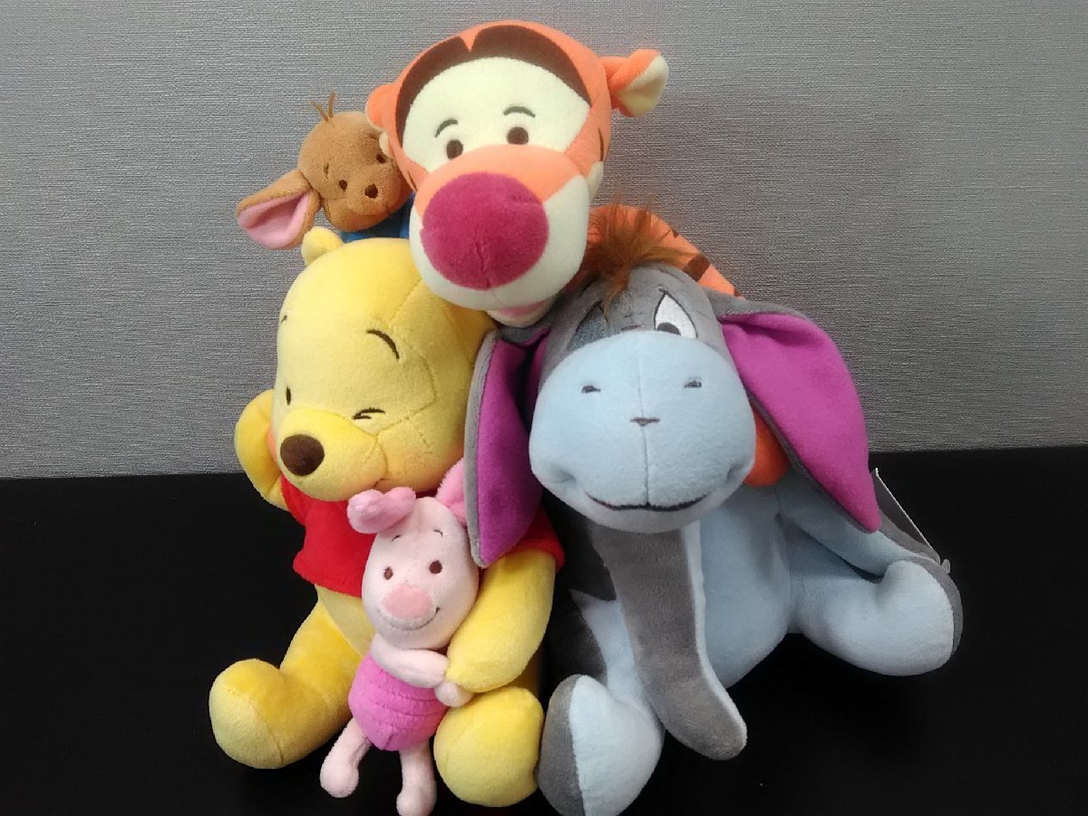 ヴィンテージ、希少★ディズニー　ティガー、プーさん、ミッキーぬいぐるみ　タグ付 ヴィンテージ、希少☆ディズニーティガー、プーさん、ミッキー