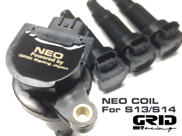 最大1年保証 GRID Racing NEOコイル 22448-50F01 22448-50F00 純正互換品 S13 S14 SR20DET SR20 ダイレクト イグニッション コイル