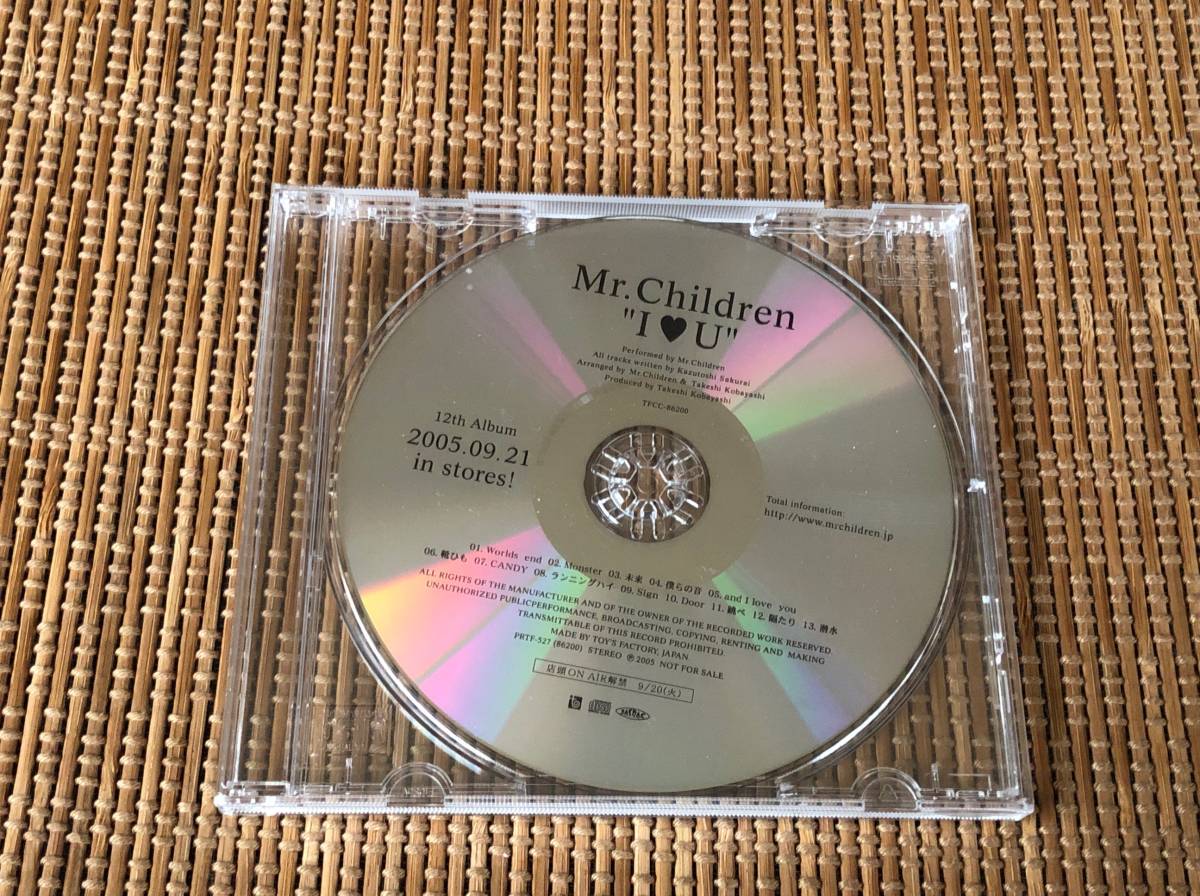 ミスチル Mr.Children ミスチル I Love CD shops! 桜井和寿 サイン入り 