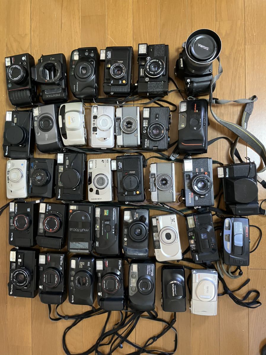 カメラ　ジャンク　36台　フィルムカメラ　デジカメ フィルムカメラ まとめて36 ジャンク 家電、AV、カメラ フィルムカメラ