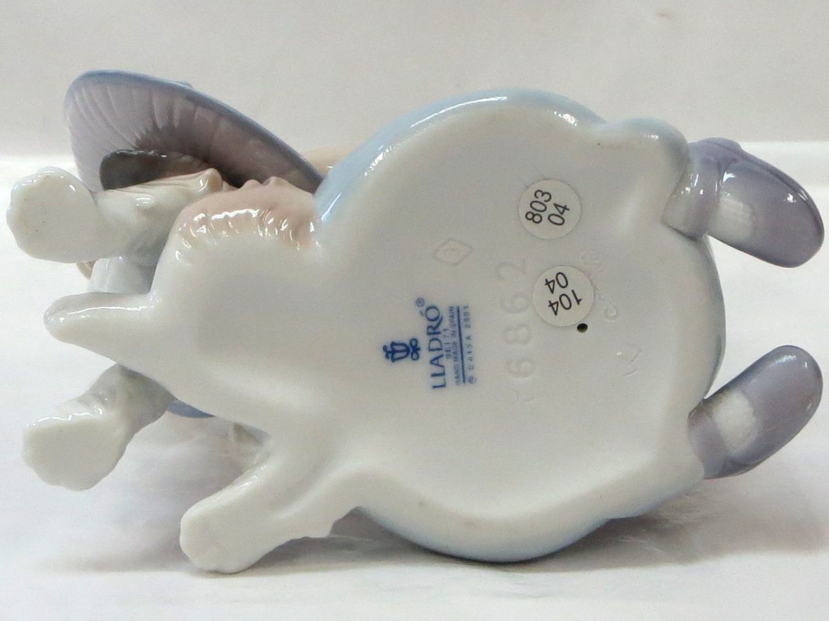 1000円スタート フィギュリン LLADRO リヤドロ #6862 おめかししようね 