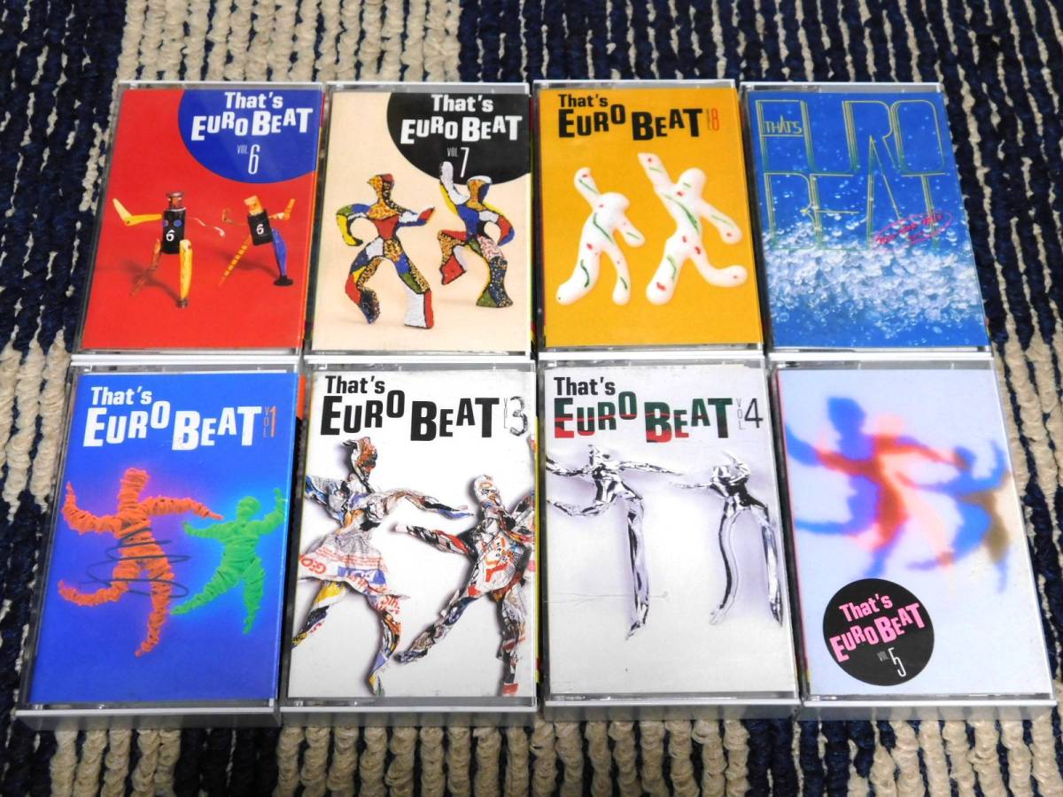 THAT'S EURO BEAT ザッツ・ユーロビート カセットテープ 8本セット ノン・ストップ・ミックスなど