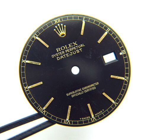 ROLEX ロレックス デイトジャスト純正品 黒文字盤 16013 16233等 36