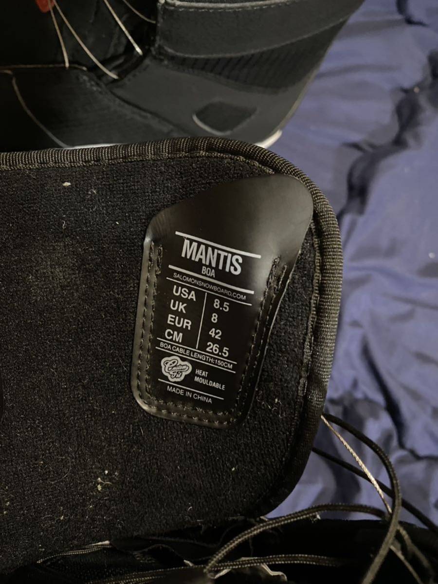 SALOMON MANTIS BOA 26.5 スノーボードブーツ ボア 【公式通販】
