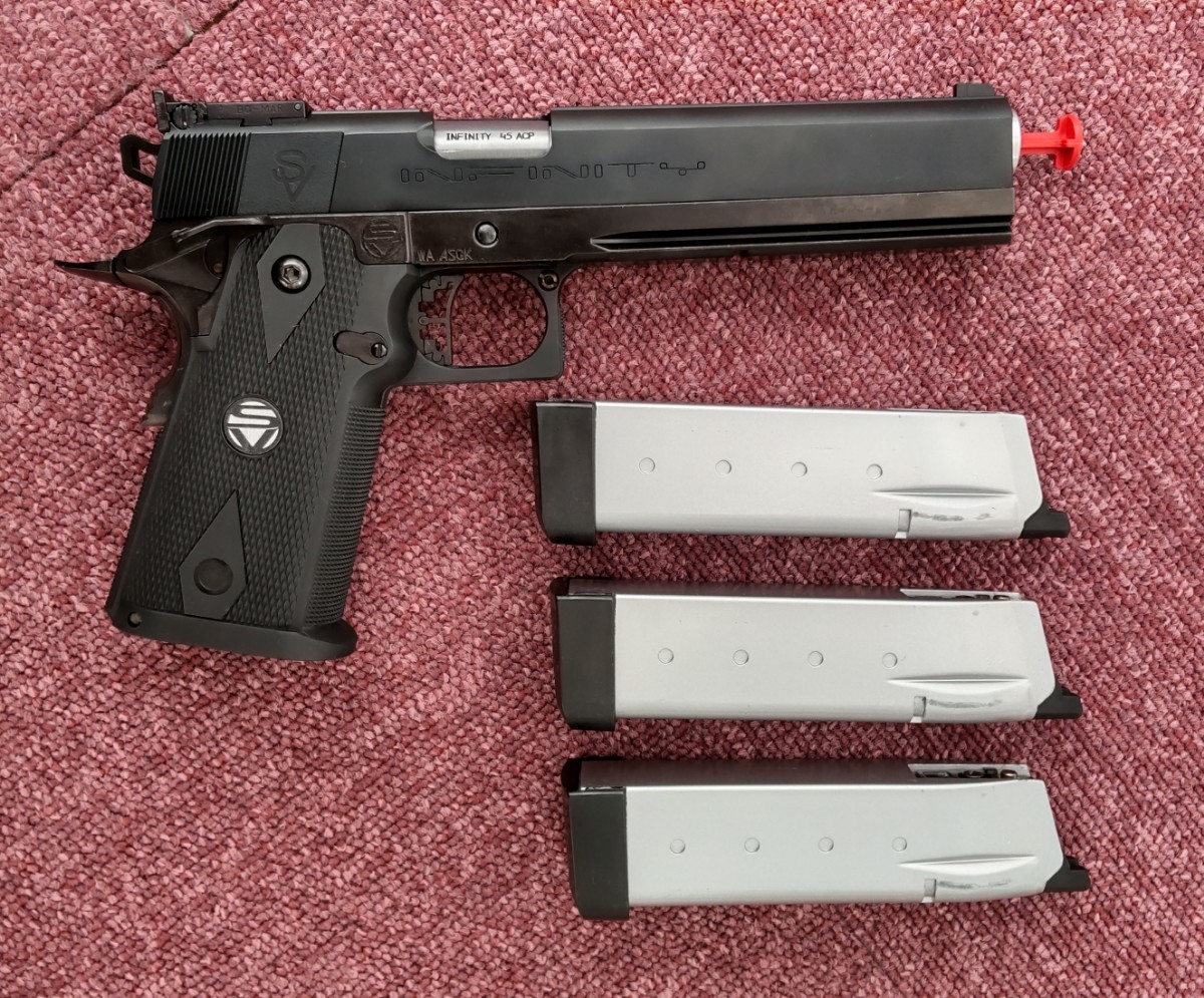 ウエスタンアームズ INFINITY 6.0 ガンブラック中古カスタムWA WA