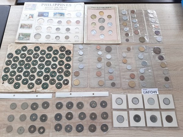 UAFO49　世界各国のコイン　フィリピン　古銭　穴銭　開元通宝　など　おまとめ