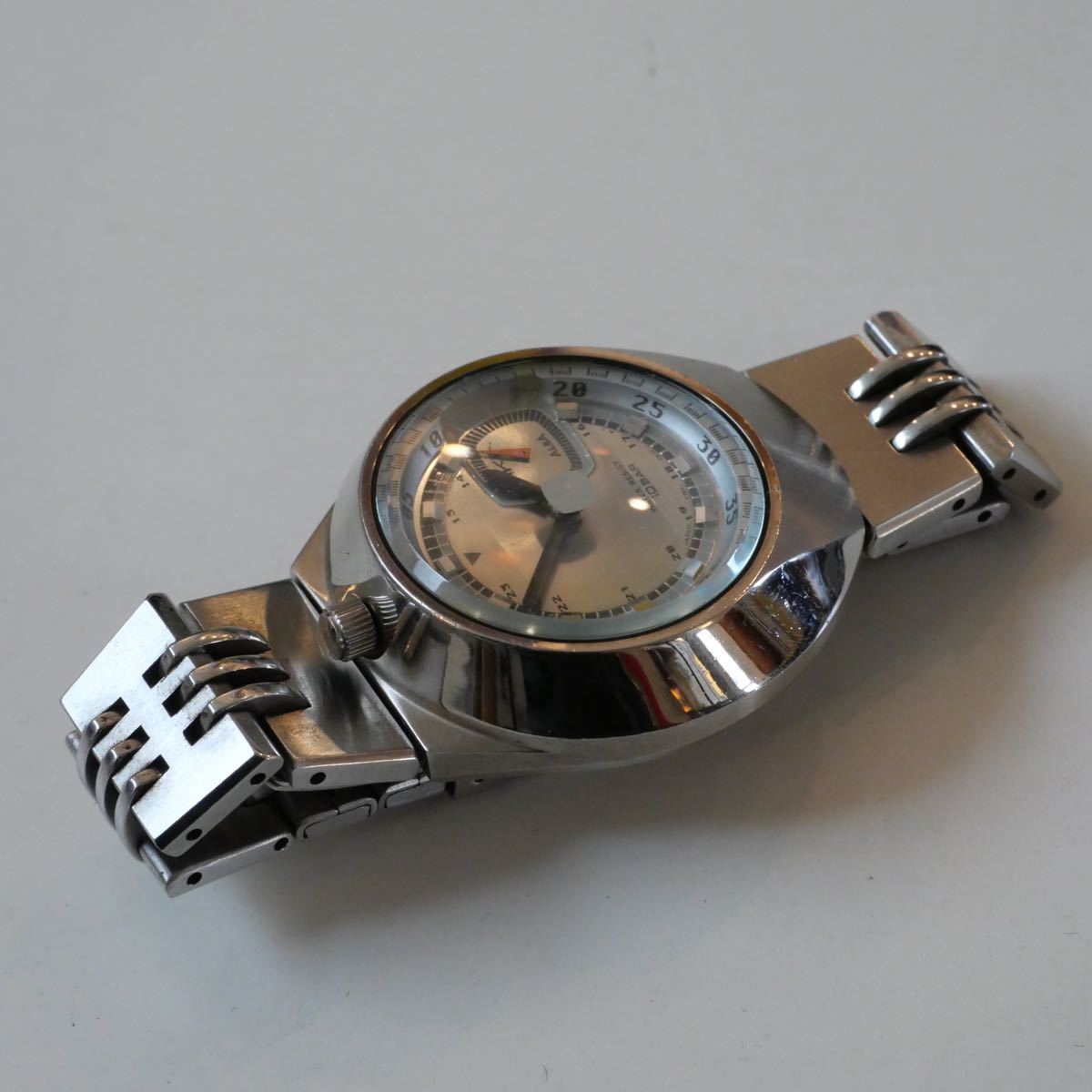 セイコー アルバ ツノ スモセコ 腕時計 SEIKO ALBA AKA Bullhead UFO 