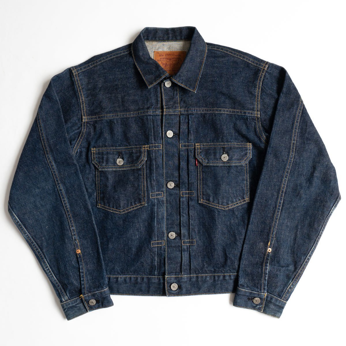 70's LEVI'S 濃紺 44 size 70505 e デニム リーバイス 4th ビンテージ