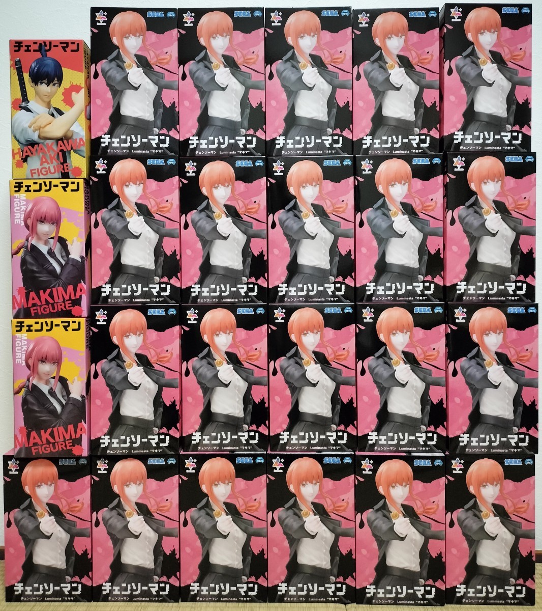 未開封 チェンソーマン プライズ フィギュア 24点 マキマ 早川アキ セガプライズ Luminasta 即決 匿名配送 グッズ