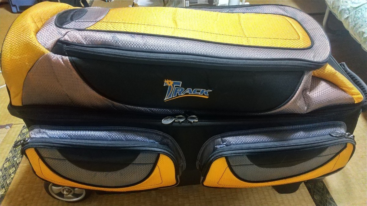 Track ボウリング 3ボールバッグ ネイビー スリムモデル Track ボウリング トラックボウリングバッグ3個入 3ボールバッグ