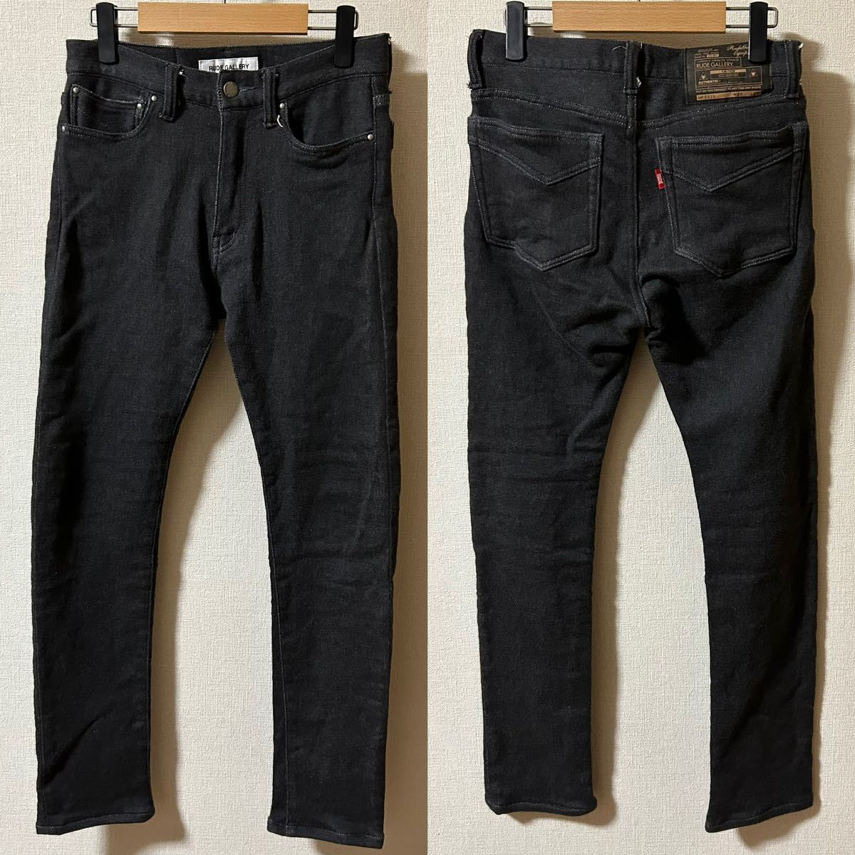 W72-股下75cm！ルードギャラリー 古着ストレッチスキニーパンツ