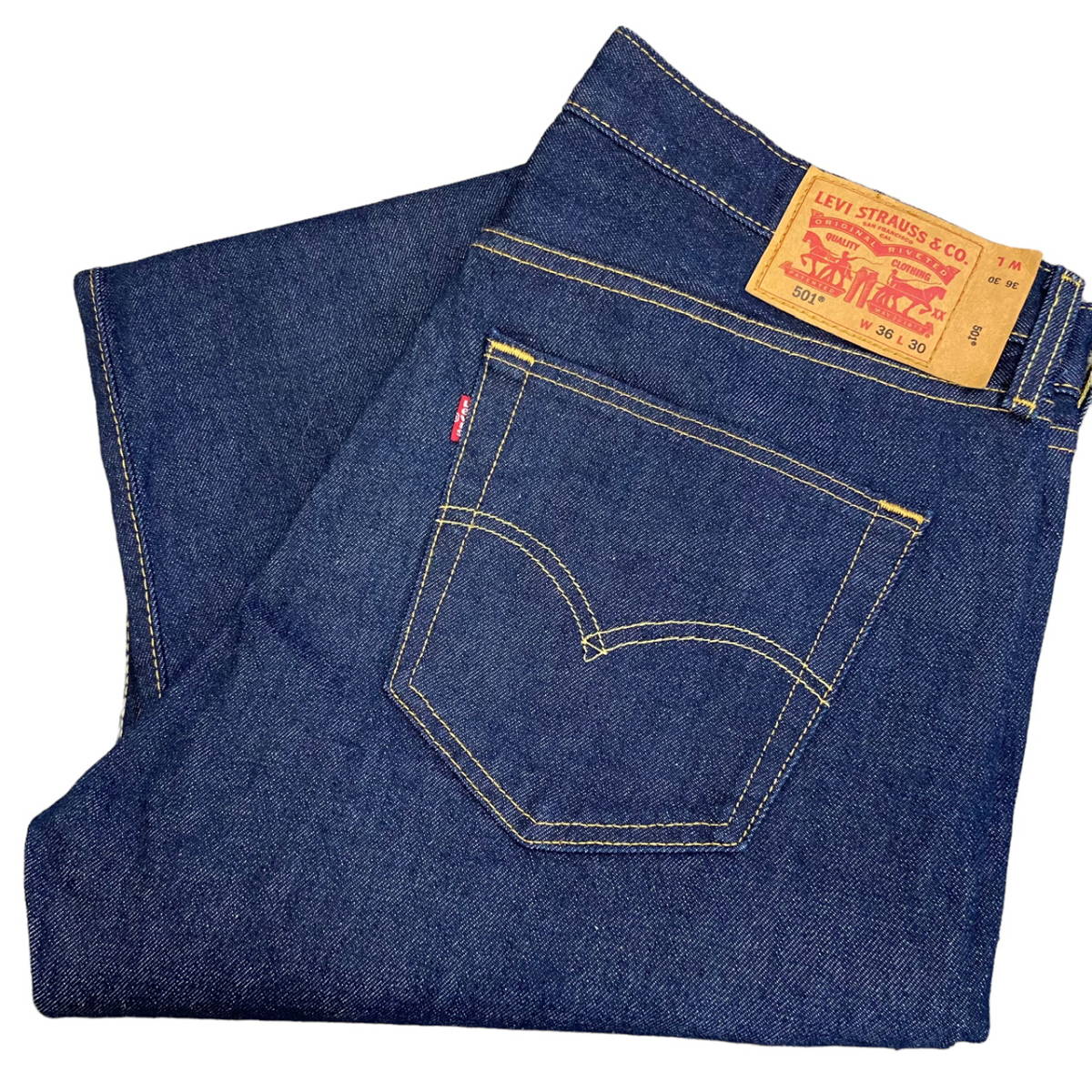 美品 Levis 501 W36 L30 濃紺 リーバイス デニム パンツ Levi's 501 ストレート ジーンズ