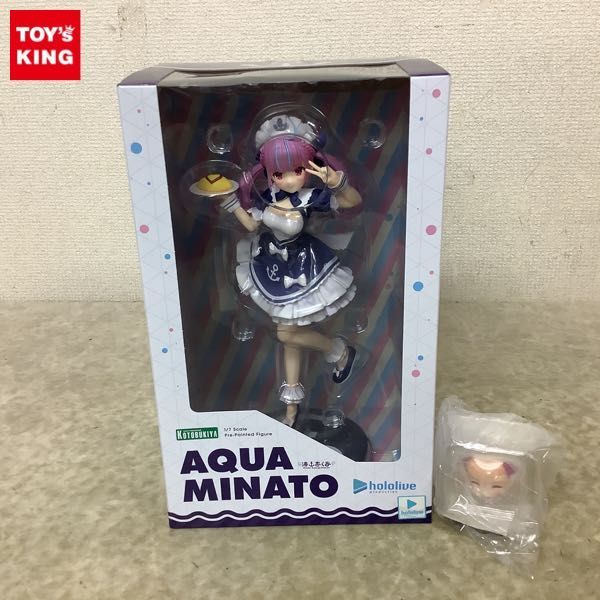 1⁄7 ホロライブ コトブキヤ 湊あくあ 1円〜 特典付 開封済み (特典付き