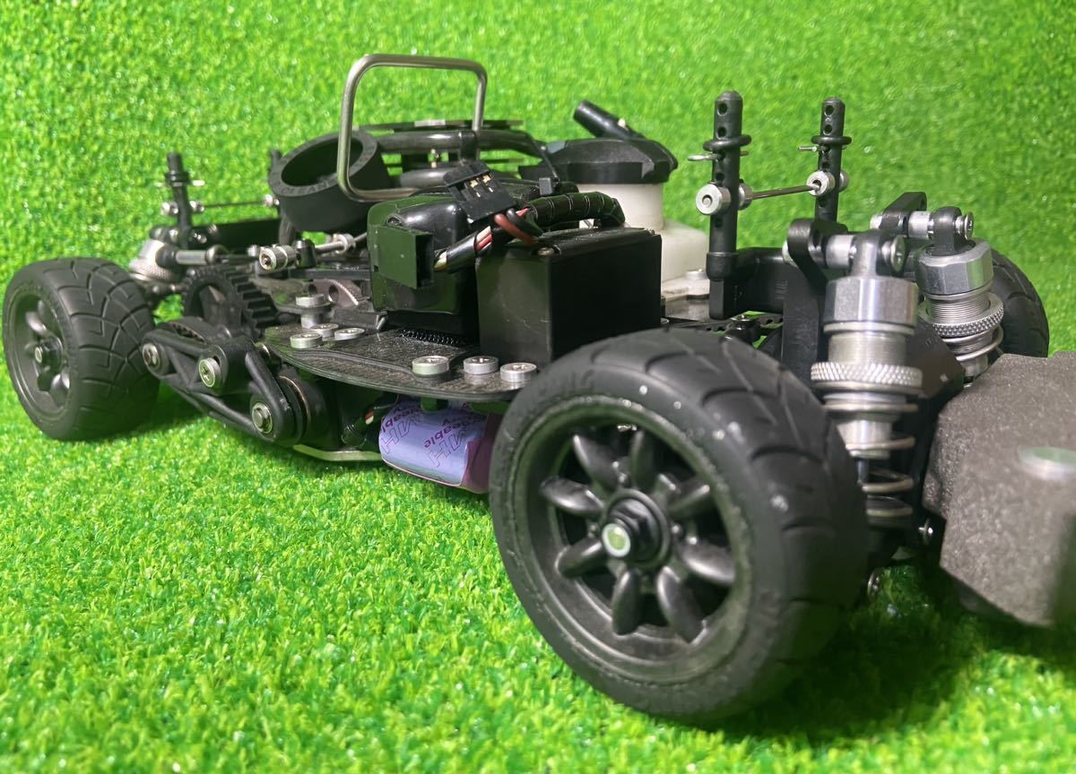 HPI ナイトロRS4ミニ ラジコン エンジンカー カーボン ジュラルミン