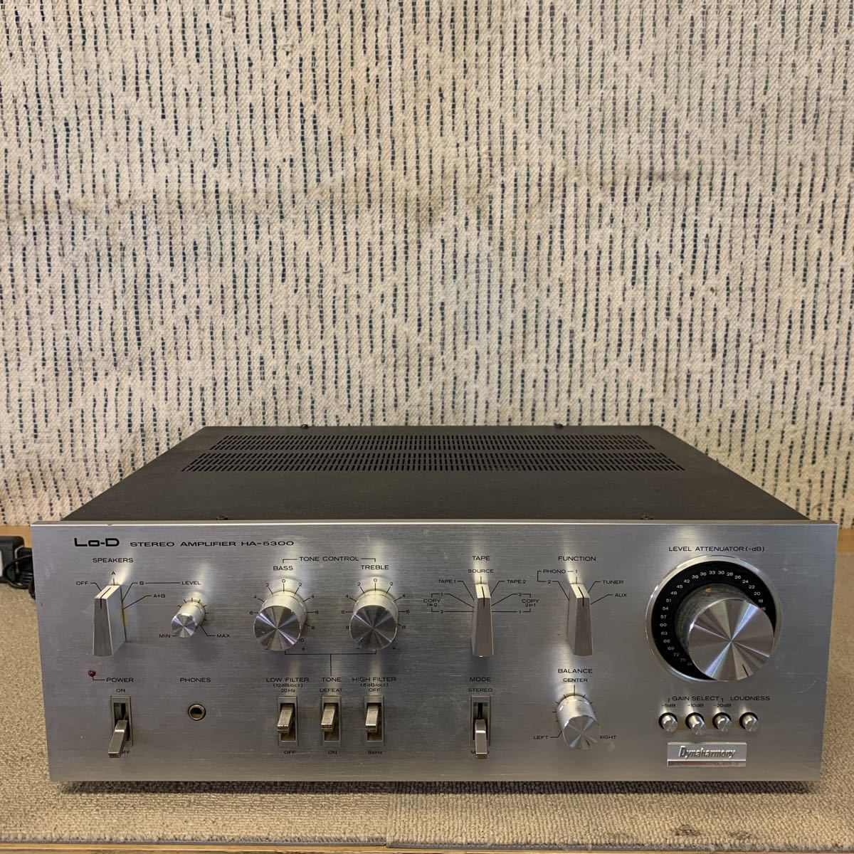 Lo-D プリメインアンプ HA-5300 J ローディージャンク品現状品新潟