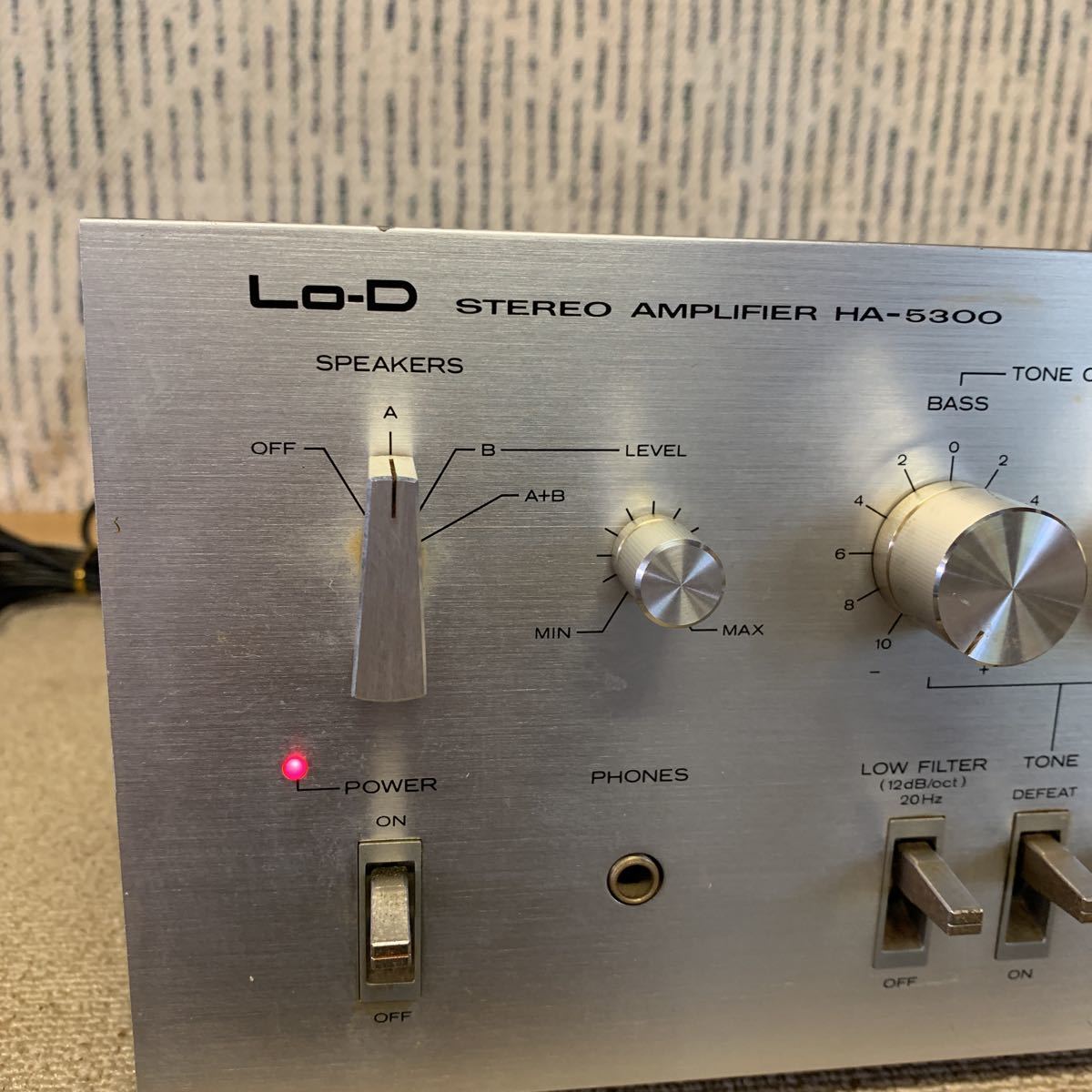 Lo-D プリメインアンプ HA-5300 J ローディージャンク品現状品新潟