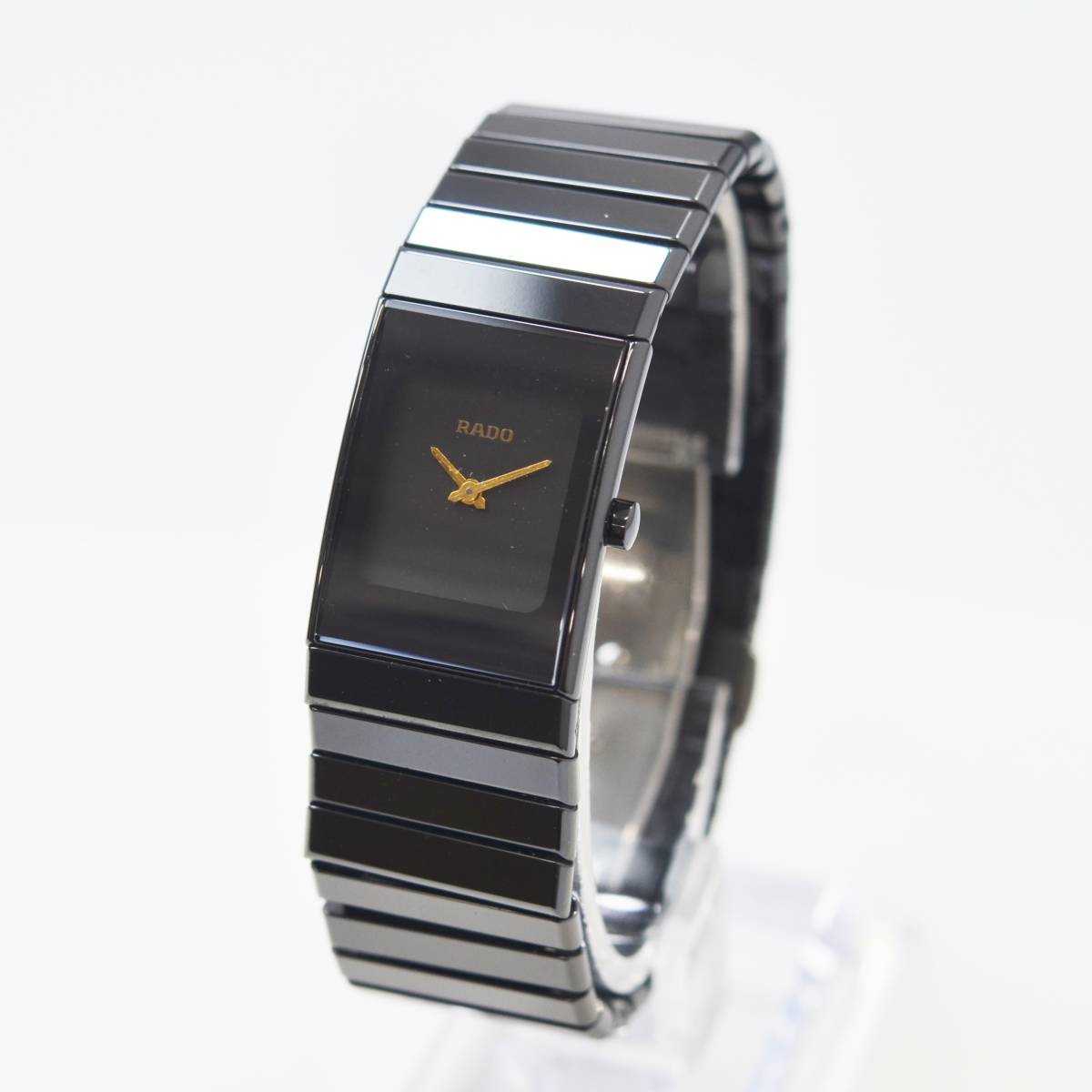 H 1円スタート RADO ラドー QZ 153.0349.3 ダイヤスター スクエア