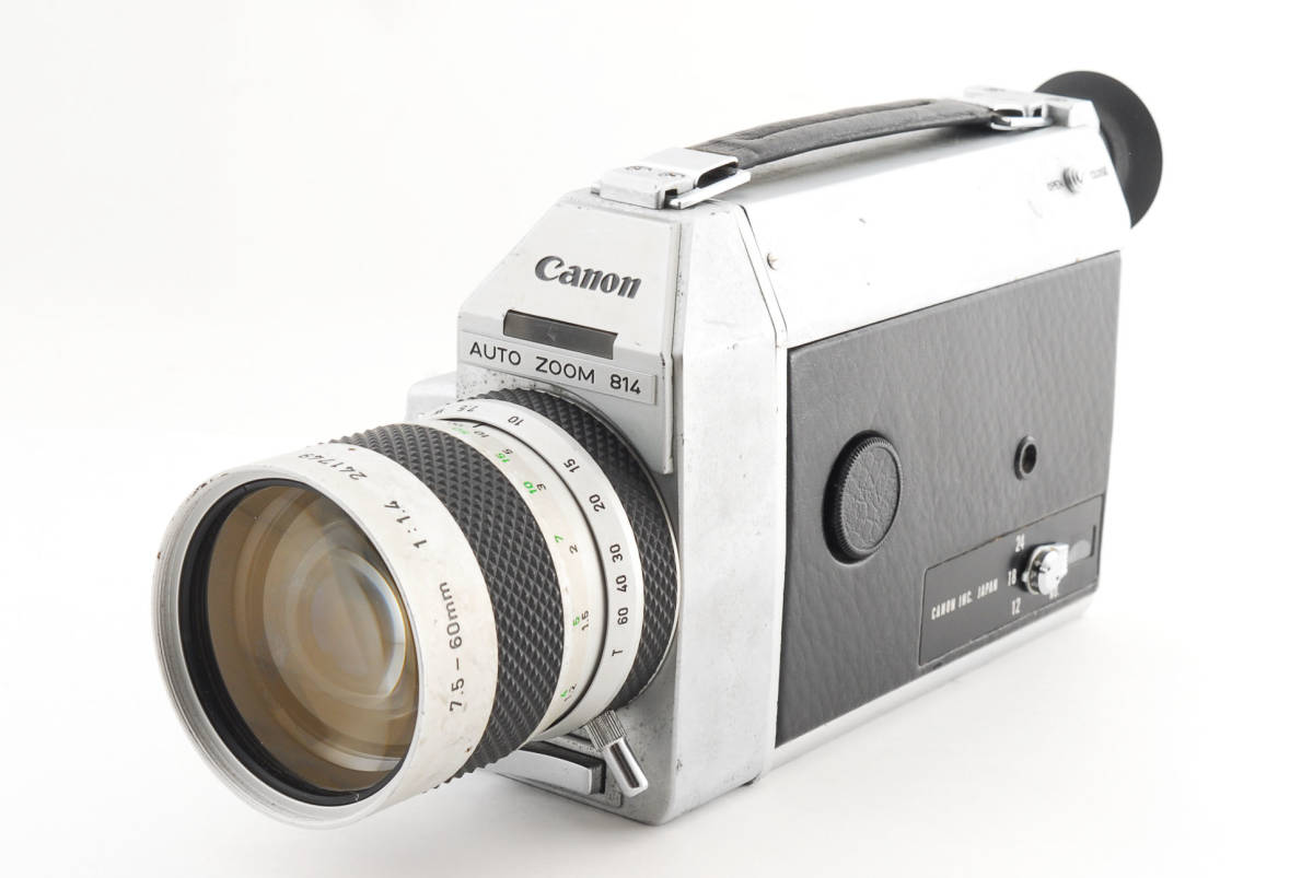 【ジャンク】Canon　AUTO ZOOM 814　8mmフィルム ◎Canon キヤノン AUTO ZOOM 814 ELECTRONIC 8ミリ フィルムカメラ