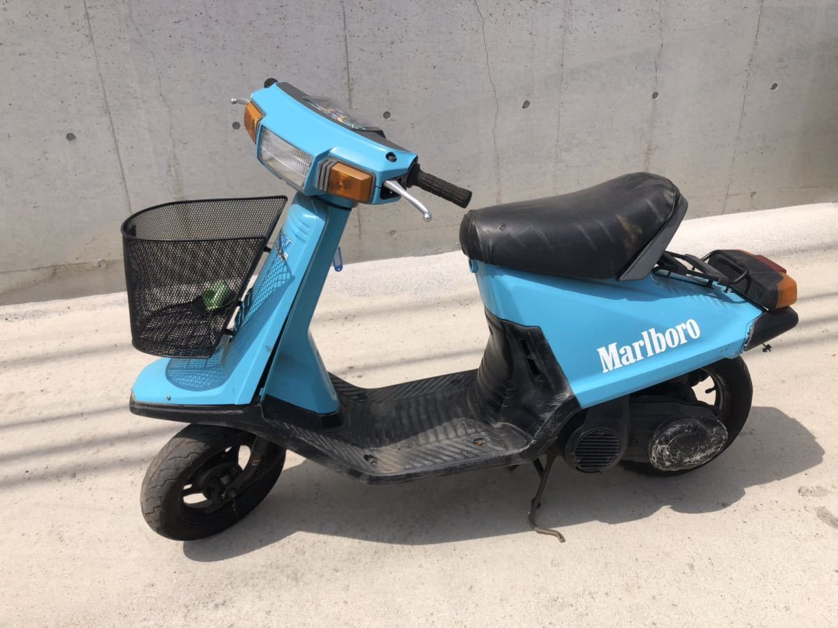 売約済み　ヤマハ　トライ　52w キー無し　書類あり　レトロスクーター　検）ペリカンジョグ エンジン実動☆トライ 52W YAMAHA TRY ☆検）ペリカンジョグ 旧車 旧