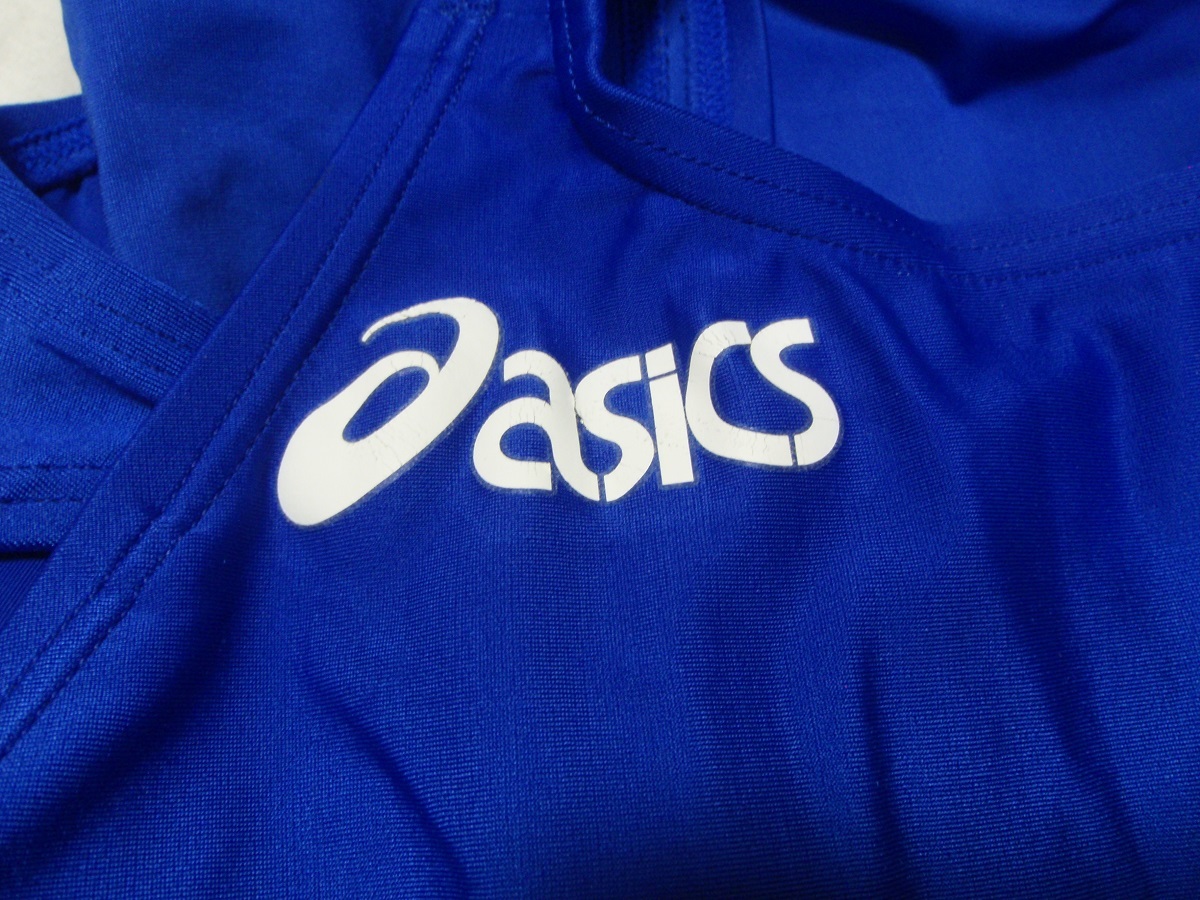 asics アシックスアリーナ 女子用競泳水着 ALS83T 青 Sサイズ ハイドロ 