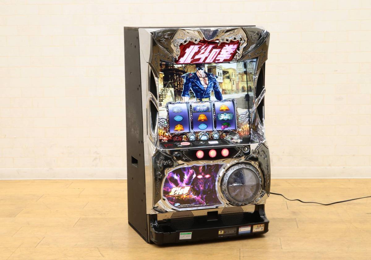 パチスロ実機 北斗の拳 修羅の国篇 コイン不要機付き スロット機