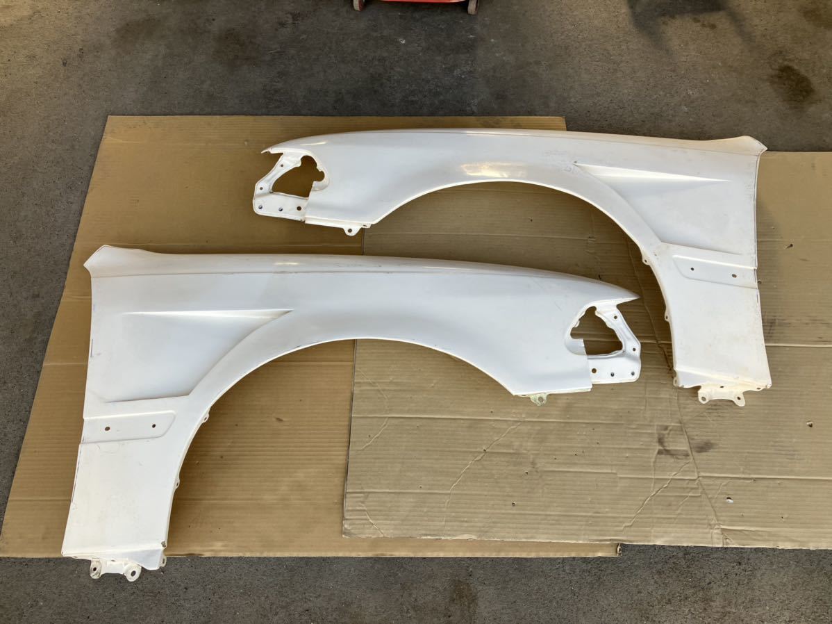 JZX100 マークII 社外 FRP フロント フェンダー オーバーフェンダー 