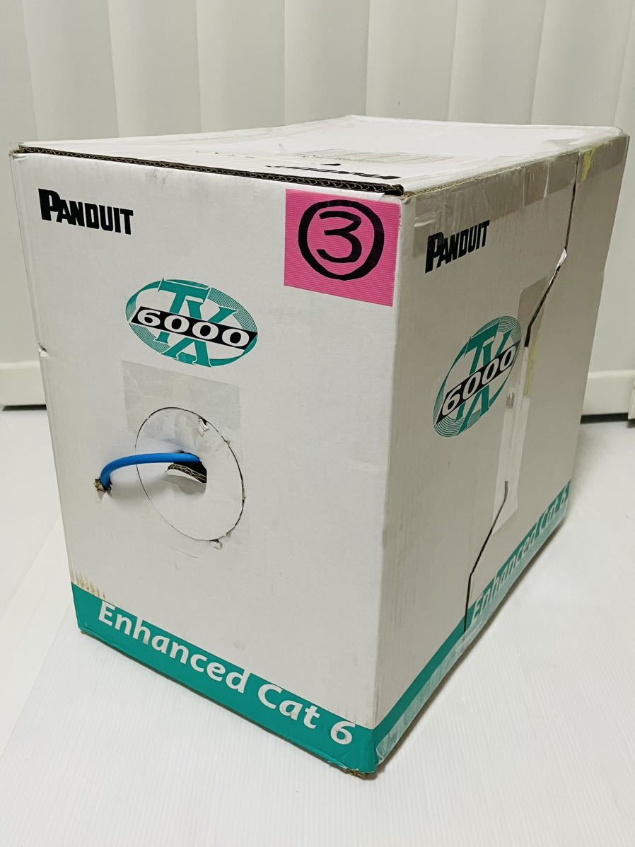 ③パンドウイットPUL6004BU-FE TX6000 LSZH Cat6 U/UTP ケーブル　305m