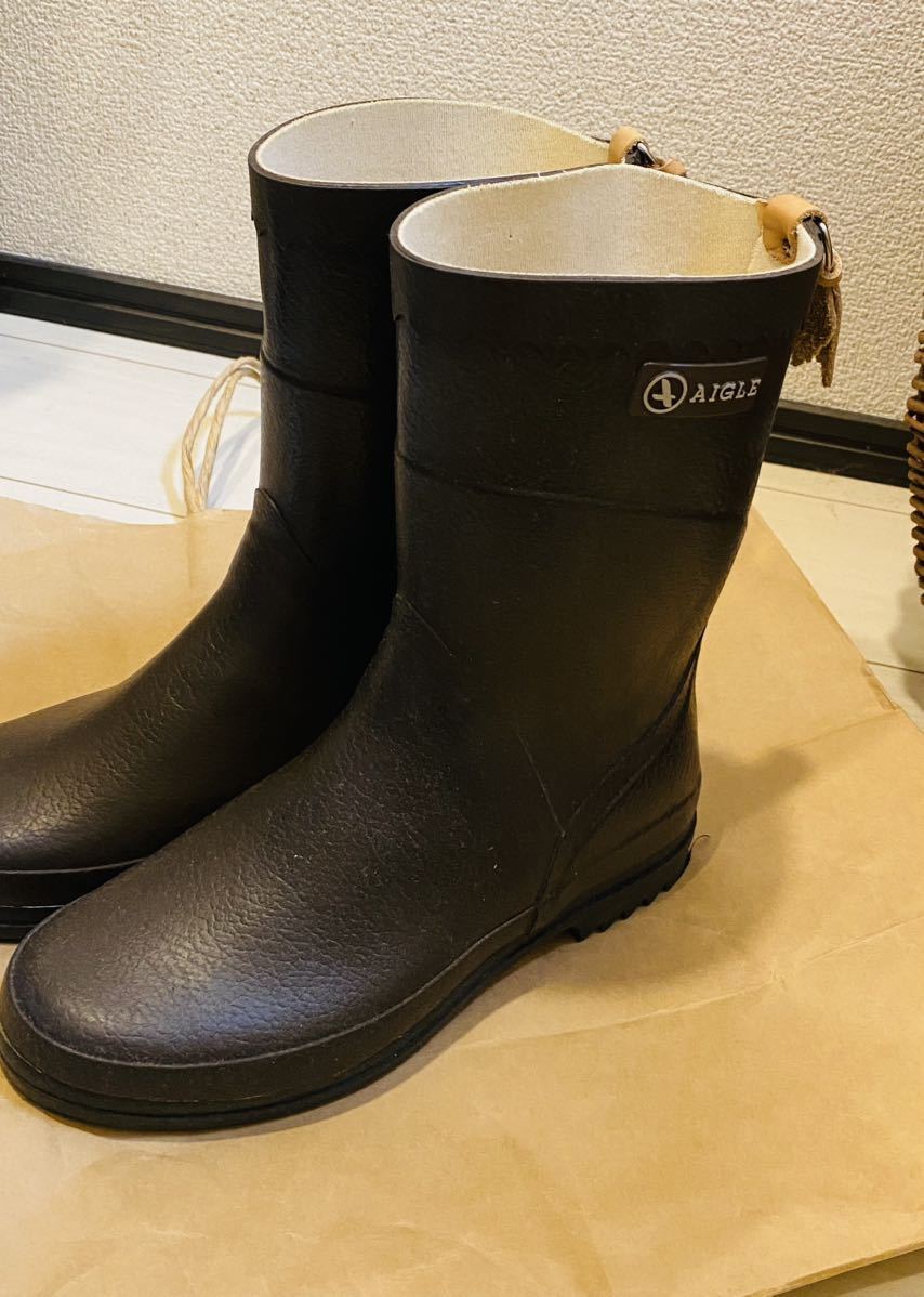 AIGLE エーグルレインブーツ 表記39サイズ 日本サイズ24.5㎝前後相当