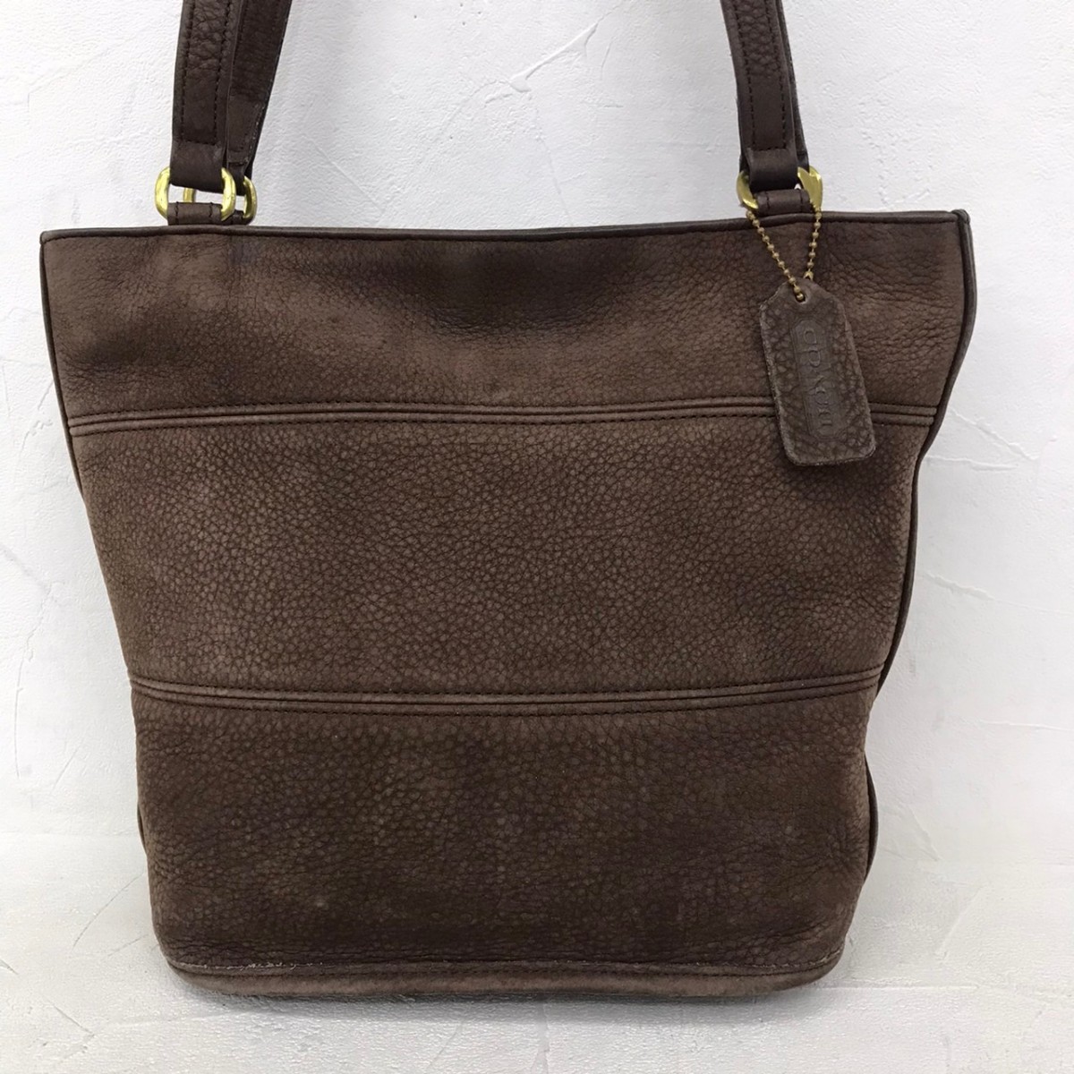 USA製 OLD COACH オールドコーチ 4393 肉厚 本革 ヌバックレザー