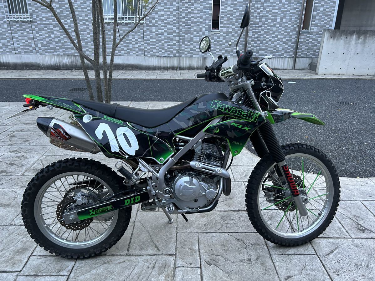 【2020年式 Kawasaki KLX230】ワンオーナー低走行カスタム車　オフロード　オフ車