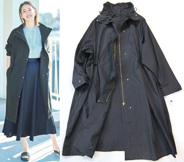 ■23区大きいサイズ46ライトナイロンフィールドコート紺38，060円■