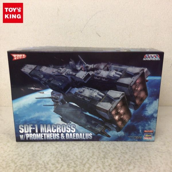 1円〜 ハセガワ 1/4000 超時空要塞マクロス SDF-1 マクロス要塞艦 w/プロメテウス & ダイダロス
