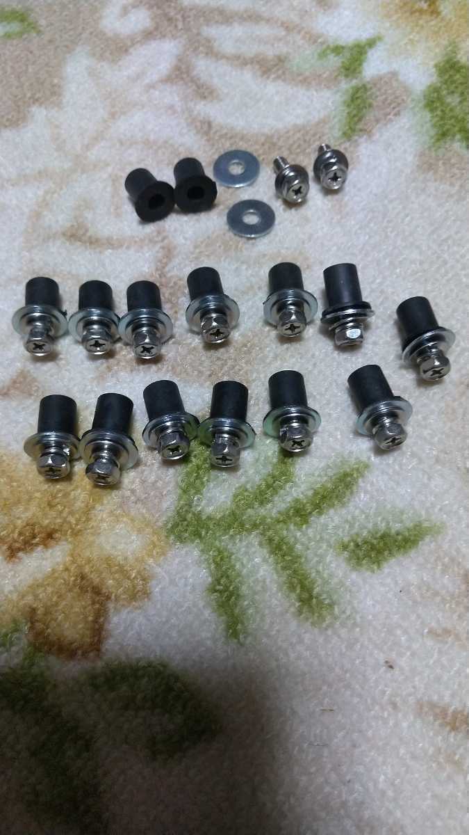 ★STIリップスポイラー用 M5サイズ　ステンレスネジ変更　ウエルナット　新品　15個 検索:レガシィ　WRX レヴォーグ BRZ★ 