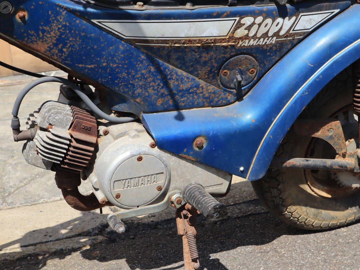 ヤマハ Zippy - 51cc-125cc(スズキ Yahoo!オークション 「zippy」(50cc以下)(ヤマハ)の落札相場・落札価格 ●ヤマハ ジッピィ50(395) レストアベース 現状 売り切り 希少 有効にご活用ください 愛知より☆