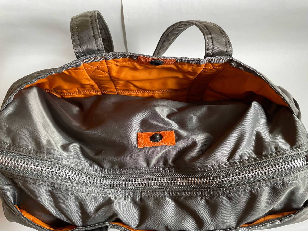 ポーター タンカー シルバーグレイ ダッフルバック(L)◇PORTER TANKER