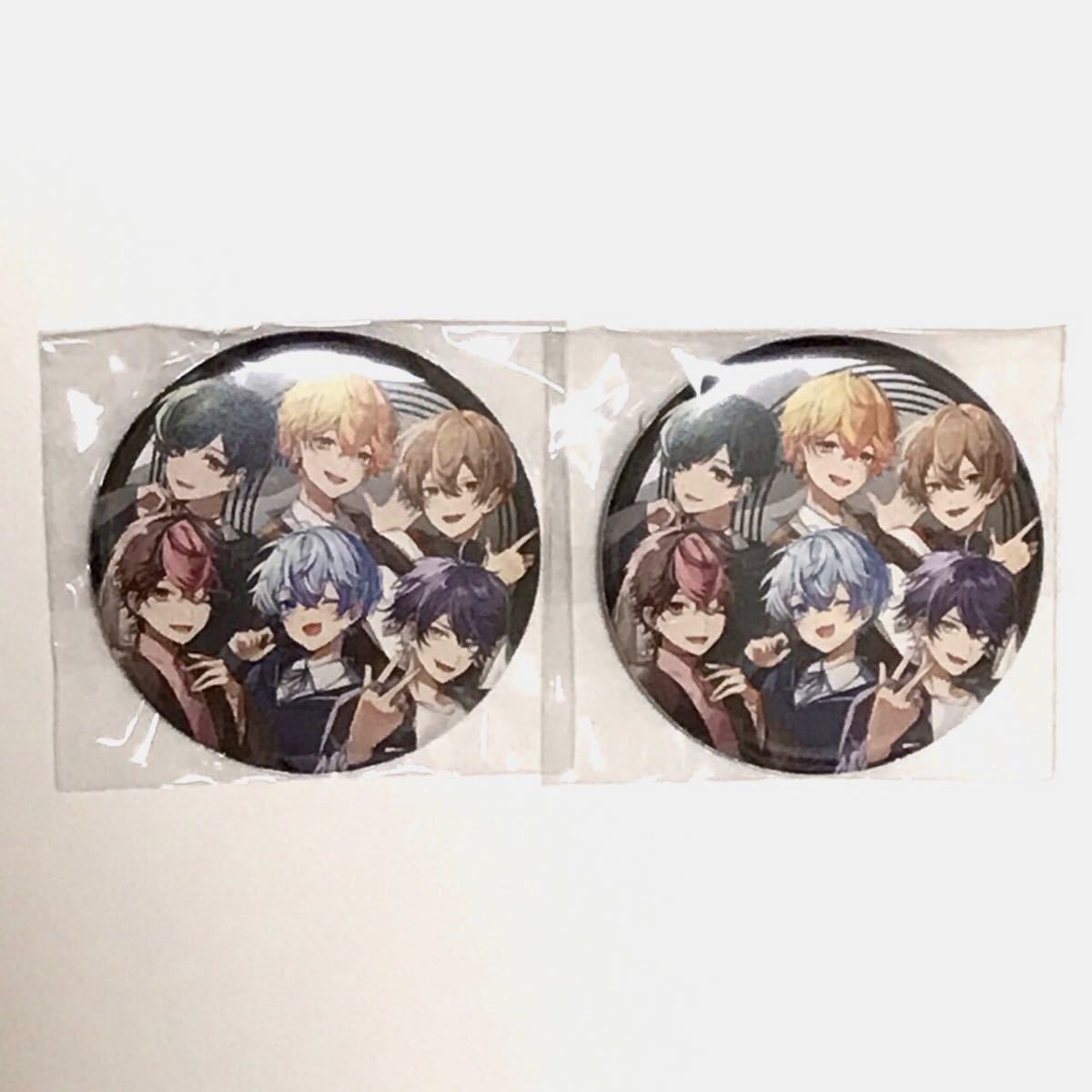 新品未使用】シクフォニ 10万人記念 缶バッジ 全員集合 SIXFONIA暇72